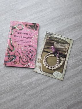 Bead Stringing Jewelry Making Books Bundle Beginner DIY Beading Guide + Projects